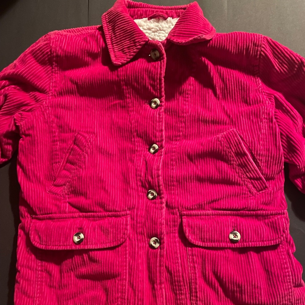 Vintage Y2k velvet jean fleece lined jacket coat